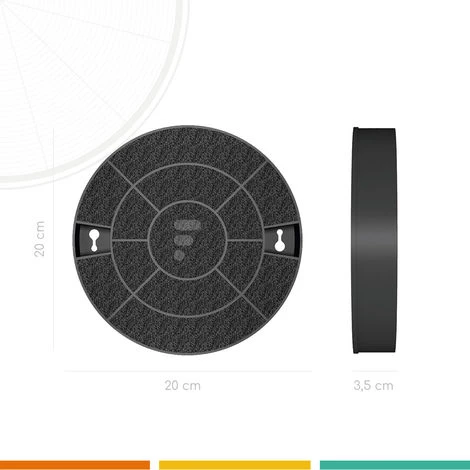 FC16 - Filtre à Charbon Compatible Hotte Sauter AFC29 4 FC16 - Filtre à Charbon Compatible Hotte Sauter AFC29 – Image 2