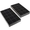Filtre Charbon 235x133 Par 2 Pour Hotte Sauter
