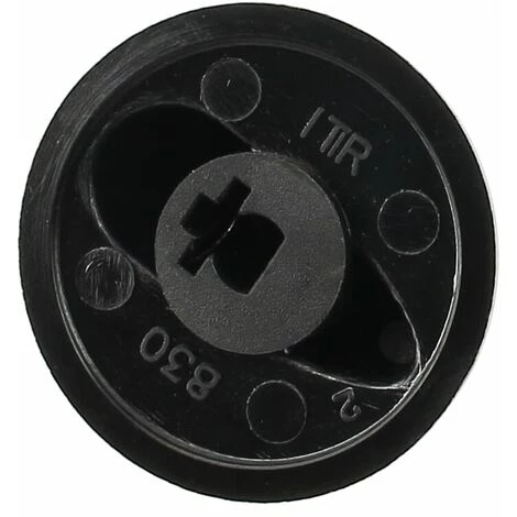 Bouton Noir 12h 77x9346 Pour Table De Cuisson Sauter 4 Bouton Noir 12h 77x9346 Pour Table De Cuisson Sauter – Image 2