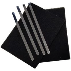 Lot De 2 Filtres Charbon (avec Tiges De Fixation) (62114-6946) (74X4121) Hotte SAUTER, BRANDT