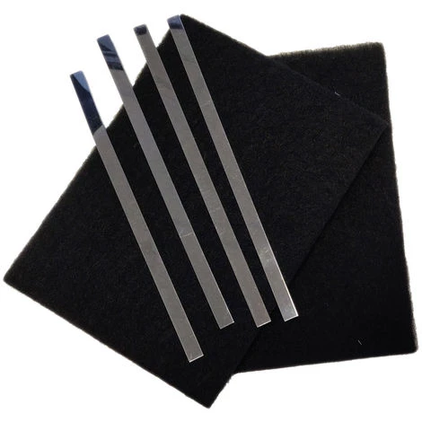Lot De 2 Filtres Charbon (avec Tiges De Fixation) (74X4121) Hotte SAUTER, BRANDT 3 Lot De 2 Filtres Charbon (avec Tiges De Fixation) (74X4121) Hotte SAUTER, BRANDT