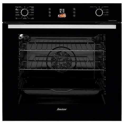 SAUTER Four Pyrolyse Encastrable Noir 73L Multifonction Porte Froide Connecté Wi-fi - Noir 4 SAUTER Four Pyrolyse Encastrable Noir 73L Multifonction Porte Froide Connecté Wi-fi - Noir – Image 2
