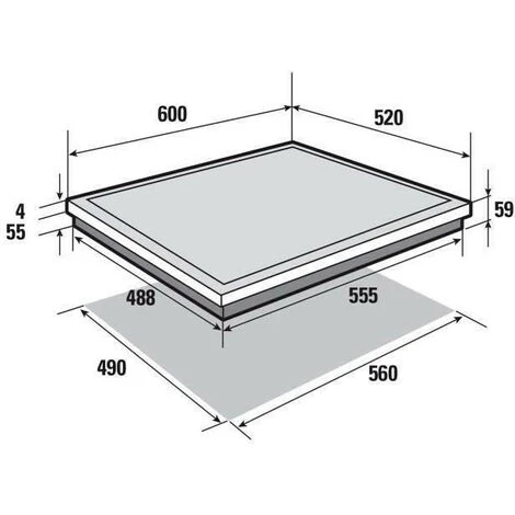Table De Cuisson Induction SAUTER - 4 Foyers - L60 X P51cm - SPI4664B - 7200W - Revetement Verre - Noir 7 Table De Cuisson Induction SAUTER - 4 Foyers - L60 X P51cm - SPI4664B - 7200W - Revetement Verre - Noir – Image 5