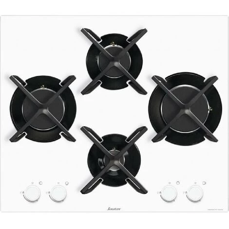SAUTER SPG9465W - Table De Cuisson Gaz - 4 Foyers - 60 Cm - Verre Trempé - Blanc - Blanc 3 SAUTER SPG9465W - Table De Cuisson Gaz - 4 Foyers - 60 Cm - Verre Trempé - Blanc - Blanc