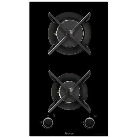 Table De Cuisson Domino Gaz 31cm 2 Foyers - Spg9235b - Sauter - Noir 2 Table De Cuisson Domino Gaz 31cm 2 Foyers - Spg9235b - Sauter - Noir