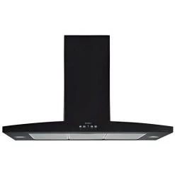 Hotte Décor Murale SAUTER SHR9902B - Largeur 90cm - Noir - Evacuation / Recyclage