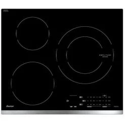 SAUTER Plaque De Cuisson Induction 3 Foyers 4000W Noir - Noir