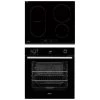 PACK SAUTER Four Pyrolyse Encastrable Noir 73L Multifonction Chaleur Tournante + Plaque De Cuisson Induction 4 Foyers 7200W - Noir -Sauter Soldes 61357352 1