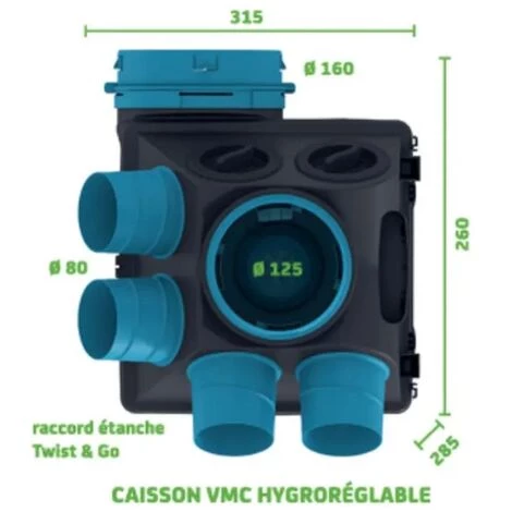 SAUTER Kit VMC Simple Flux Hygroréglable Gauli Classique 4 SAUTER Kit VMC Simple Flux Hygroréglable Gauli Classique – Image 2