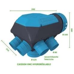 SAUTER Kit VMC Simple Flux Hygroréglable Gauli Basse Conso -Sauter Soldes 67267727 4