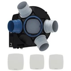 SAUTER Kit VMC Simple Flux Autoréglable à Détection D'humidité Agalina